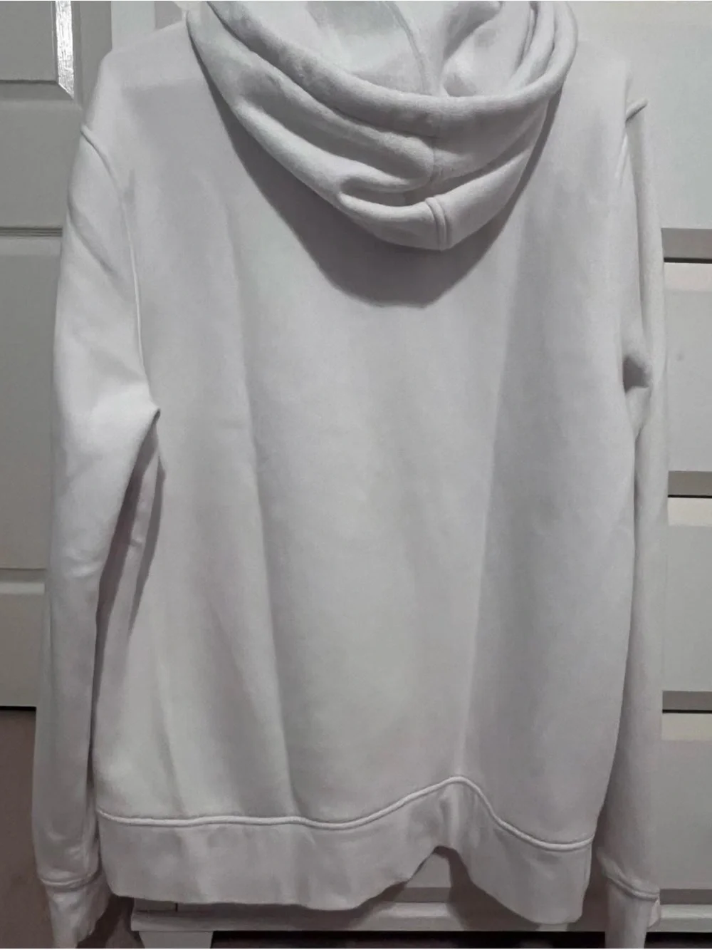 Michael Kors Women’s White Zip-Up Hoodie Jacket